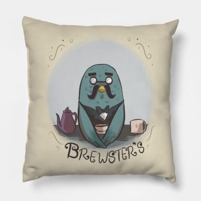 Brewsters Throw Pillow Official Animal Crossing Merch