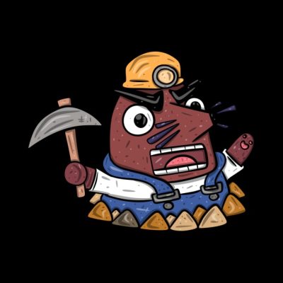 Mr Resetti Angry Throw Pillow Official Animal Crossing Merch