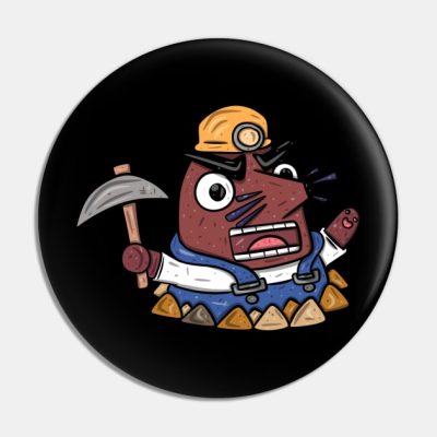 Mr Resetti Angry Pin Official Animal Crossing Merch
