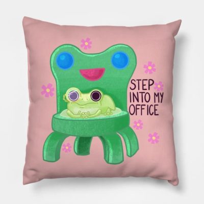 Froggy Chair Animal Crossing Throw Pillow Official Animal Crossing Merch