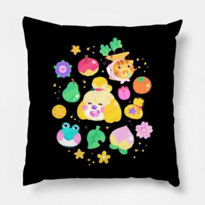 Animal Crossing Life Throw Pillow Official Animal Crossing Merch