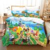 Animal Crossing Bedding Set Cartoon Game 3D Duvet cover Sets Twin Full Queen King Size Pillowcase 6 - Animal Crossing Shop