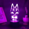 Animal Crossing Game Character Cleopatra 3D Led Night Lights Cool Gifts for Kids Bedroom Bedside Decoration 1 - Animal Crossing Shop
