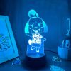 Animal Crossing Game Character Isabelle 3D Led Night Lights Cool Gifts for Kids Bedroom Bedside Decoration - Animal Crossing Shop