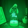 Animal Crossing Game Character Isabelle 3D Led Night Lights Cool Gifts for Kids Bedroom Bedside Decoration 3 - Animal Crossing Shop