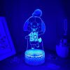 Animal Crossing Game Character Isabelle 3D Led Night Lights Cool Gifts for Kids Bedroom Bedside Decoration 5 - Animal Crossing Shop