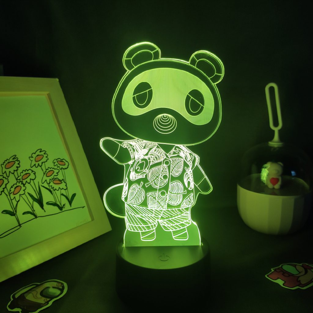 Animal Crossing Game Character Tom Nook 3D Led Lamps RGB Night Lights Cool Gifts for Kids 1 - Animal Crossing Shop