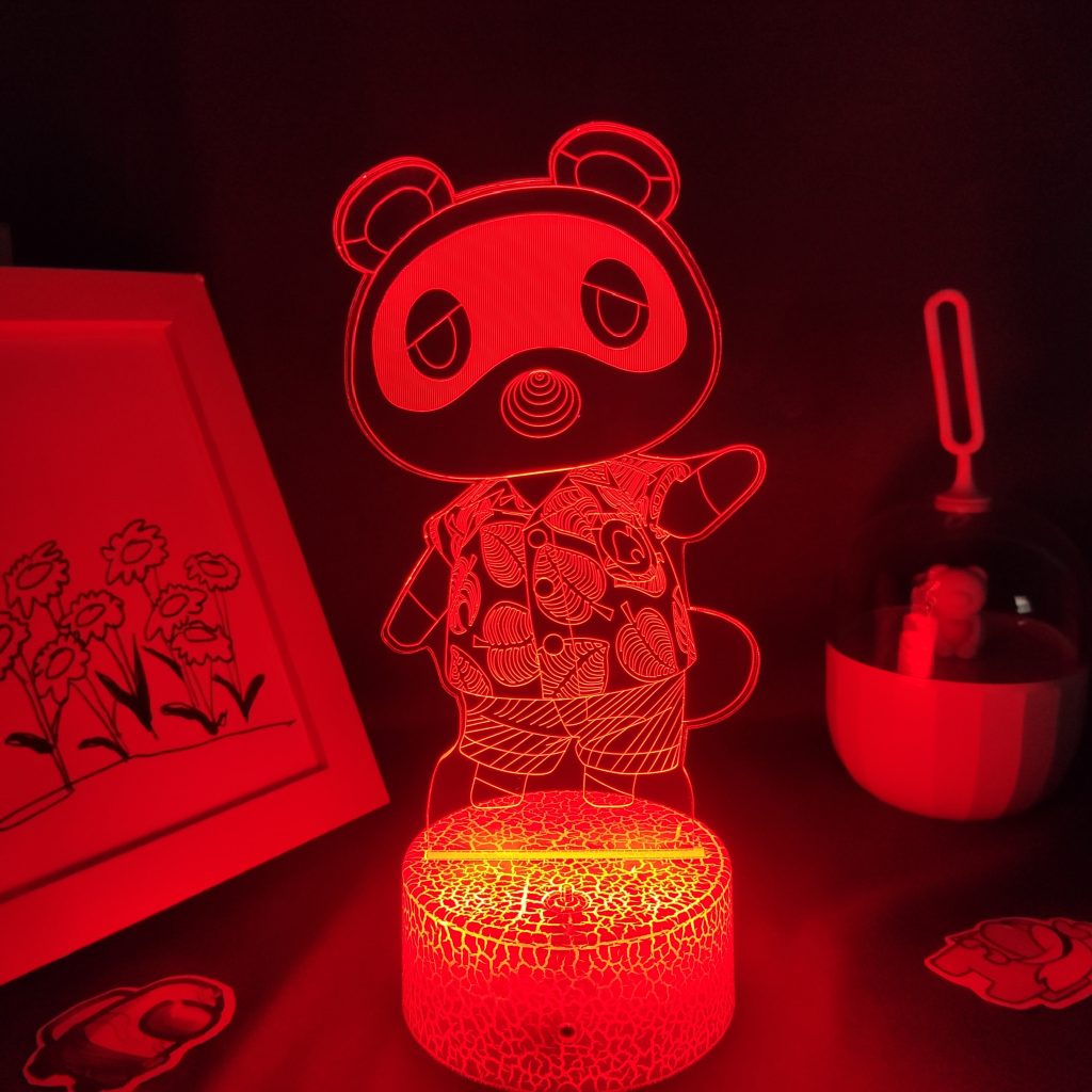 Animal Crossing Game Character Tom Nook 3D Led Lamps RGB Night Lights Cool Gifts for Kids 3 - Animal Crossing Shop