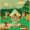 Buy Three Get Four Animated Game ANIMAL CROSSING Poster Retro Brown Paper Poster Living Room Study 1 - Animal Crossing Shop