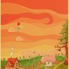 Buy Three Get Four Animated Game ANIMAL CROSSING Poster Retro Brown Paper Poster Living Room Study - Animal Crossing Shop