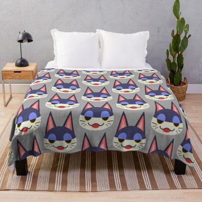 Punchy Icon Throw Blanket Official Animal Crossing Merch