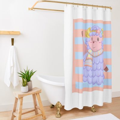 Etolie Shower Curtain Official Animal Crossing Merch