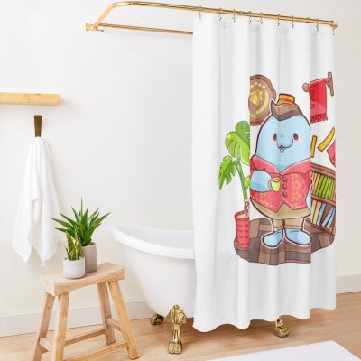 Wardell Shower Curtain Official Animal Crossing Merch