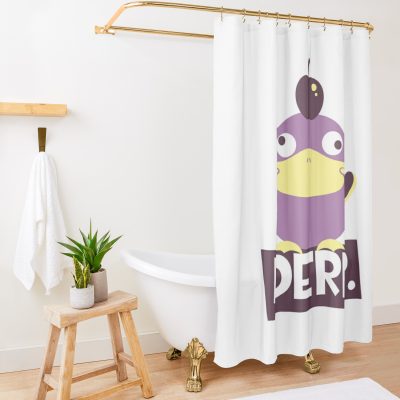 Derp Shower Curtain Official Animal Crossing Merch