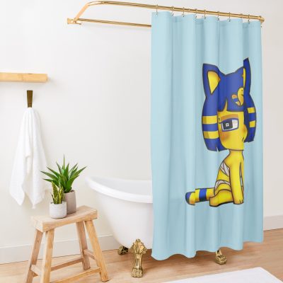 Ankha Shower Curtain Official Animal Crossing Merch