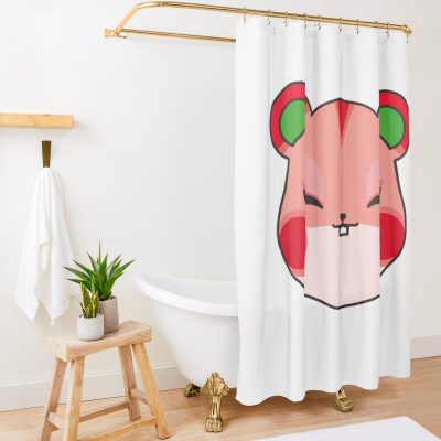 Apple Shower Curtain Official Animal Crossing Merch