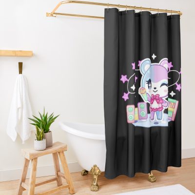 Bear Girl Shower Curtain Official Animal Crossing Merch