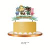 Disney Animal Crossing Birthday Theme Gift Animal Crossing Disposable Party Supplies Party Cups Napkins Pull Flag 4 - Animal Crossing Shop