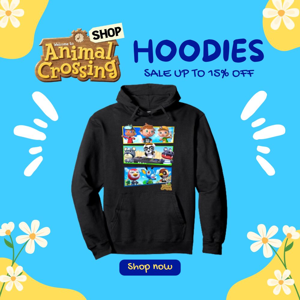 Animal Crossing Shop Hoodies