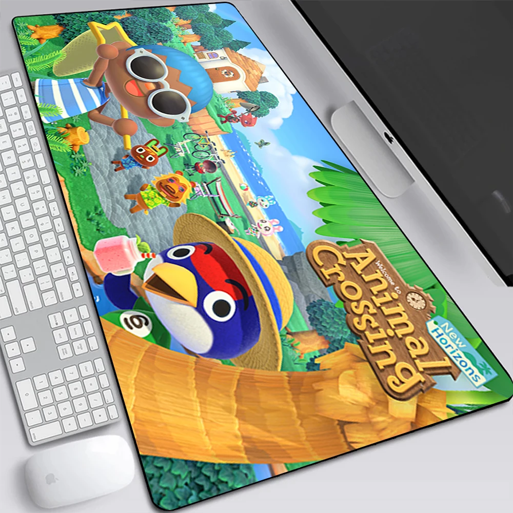 Animal Crossing New Horizons Large Gaming Mouse Pad Computer Mousepad Keyboard Pad Desk Mat Gamer Mouse 17 - Animal Crossing Shop