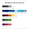 tank top color chart - Animal Crossing Shop