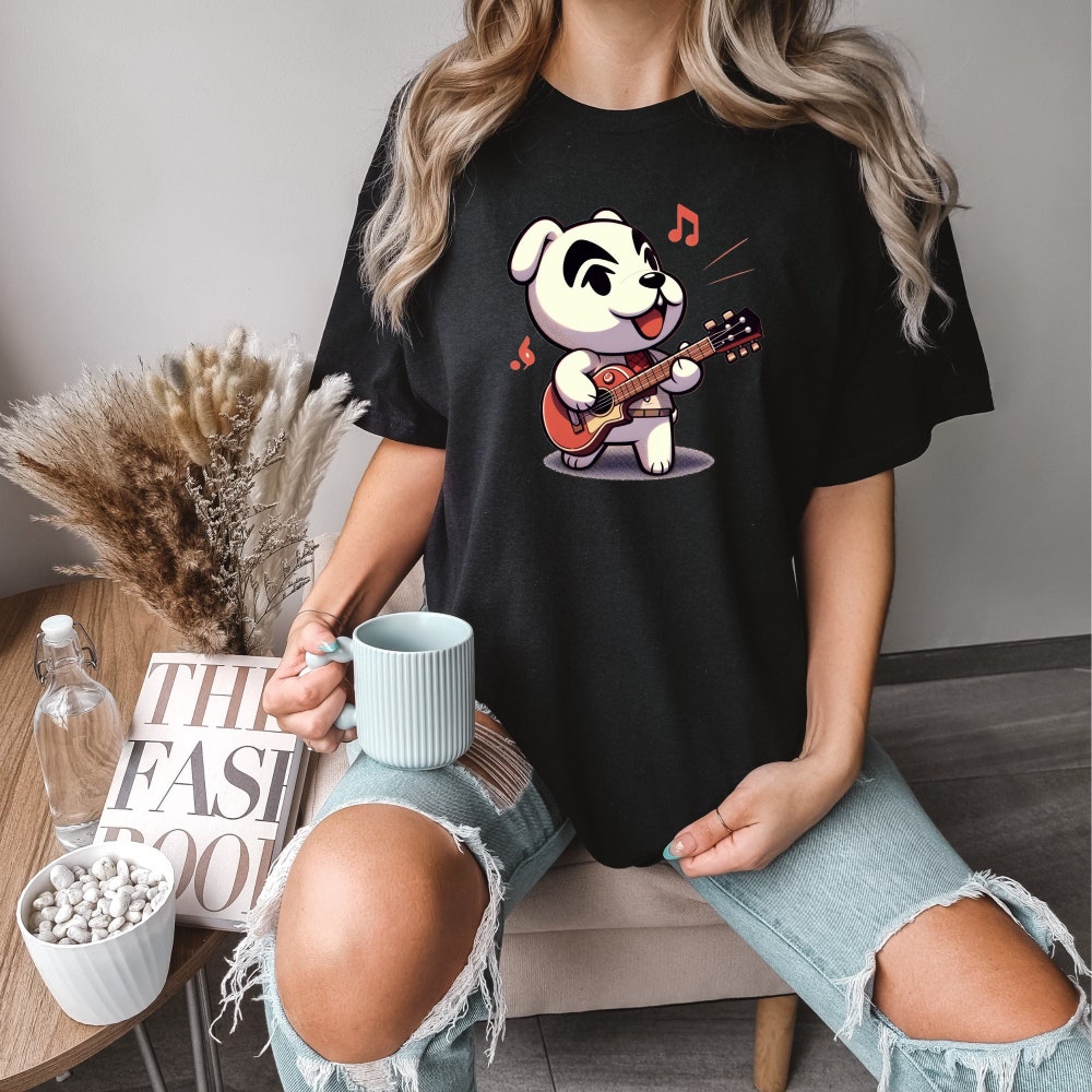 K.K Slider Playing Guitar T-shirt | Animal Crossing Merch, ACNH Shirt
